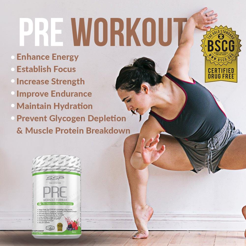 SSP Nutrition PRE Workout Formula