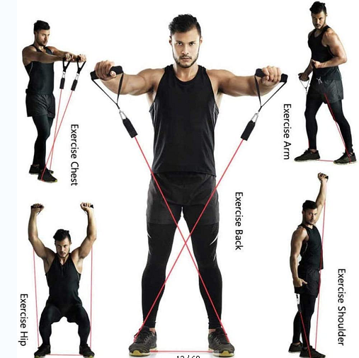 Resistance Bands - 11 Pcs