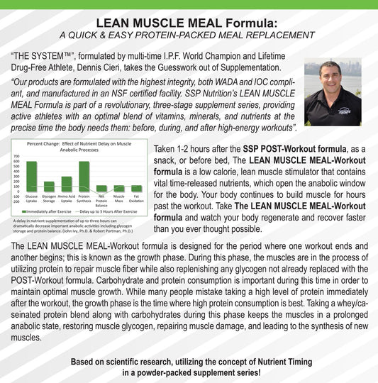 SSP Nutrition LEAN MUSCLE Formula